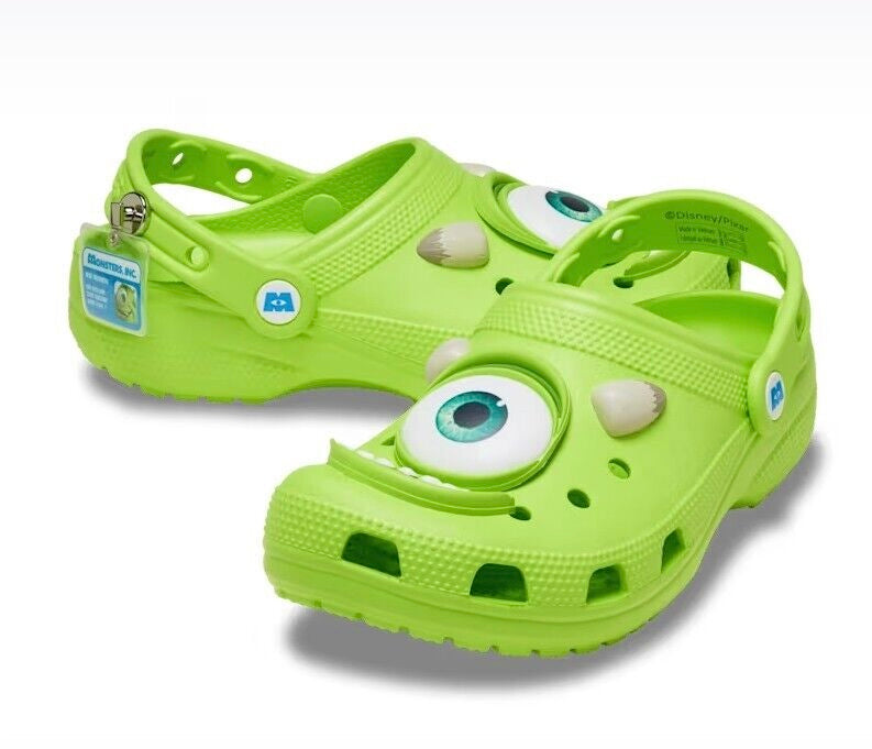 Crocs Green Monsters Inc Classic Clogs