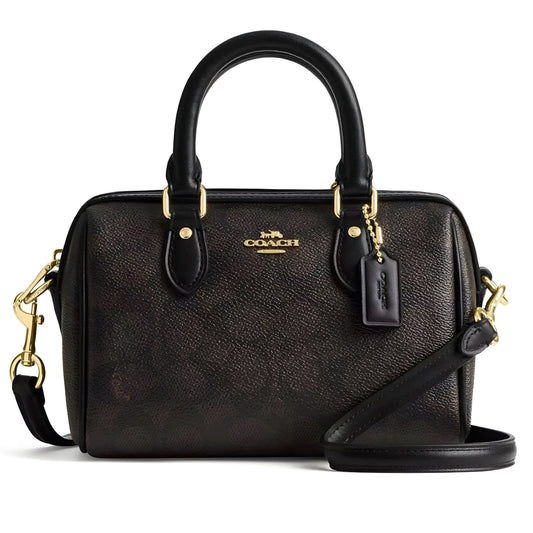 Coach Mini Rowan Crossbody Bag In Signature Canvas